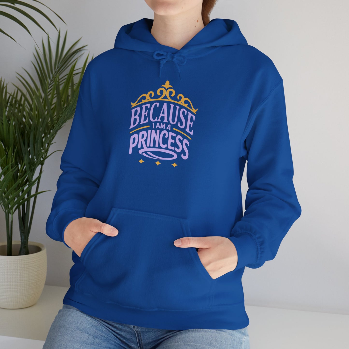 Princess hoodie - Crown Unisex Hoodie - Cute Gift for Women, Birthday Apparel, Cozy Casual Wear, Fun Princess Sweatshirt, Holiday Gift