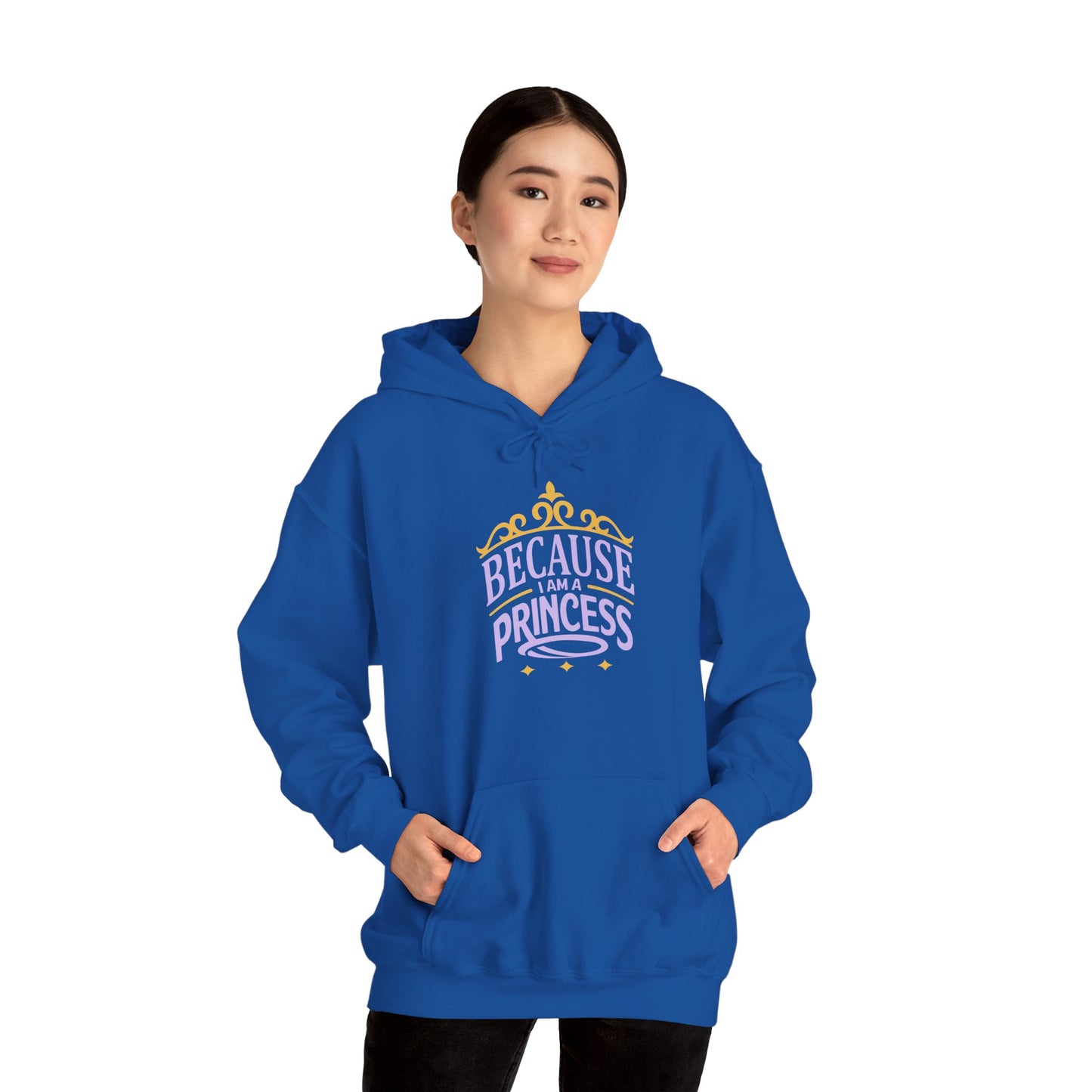 Princess hoodie - Crown Unisex Hoodie - Cute Gift for Women, Birthday Apparel, Cozy Casual Wear, Fun Princess Sweatshirt, Holiday Gift