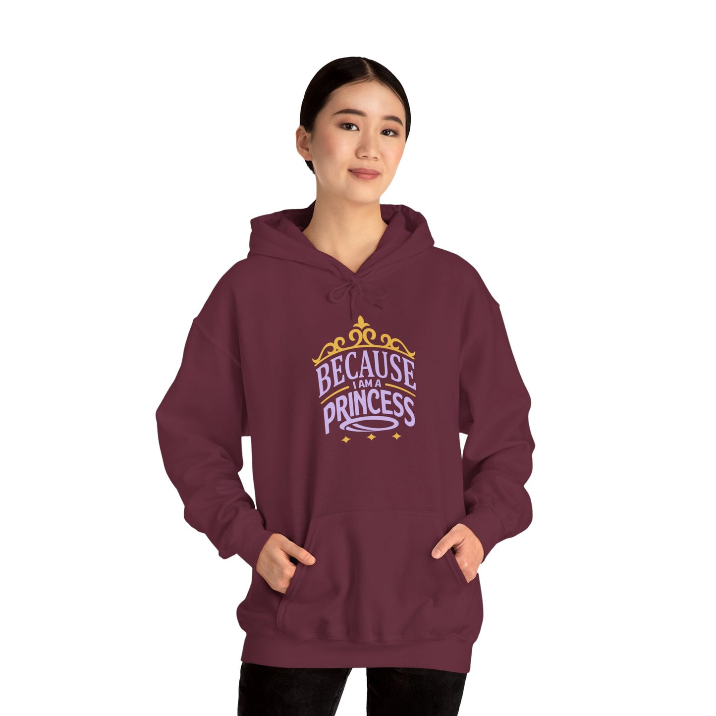 Princess hoodie - Crown Unisex Hoodie - Cute Gift for Women, Birthday Apparel, Cozy Casual Wear, Fun Princess Sweatshirt, Holiday Gift