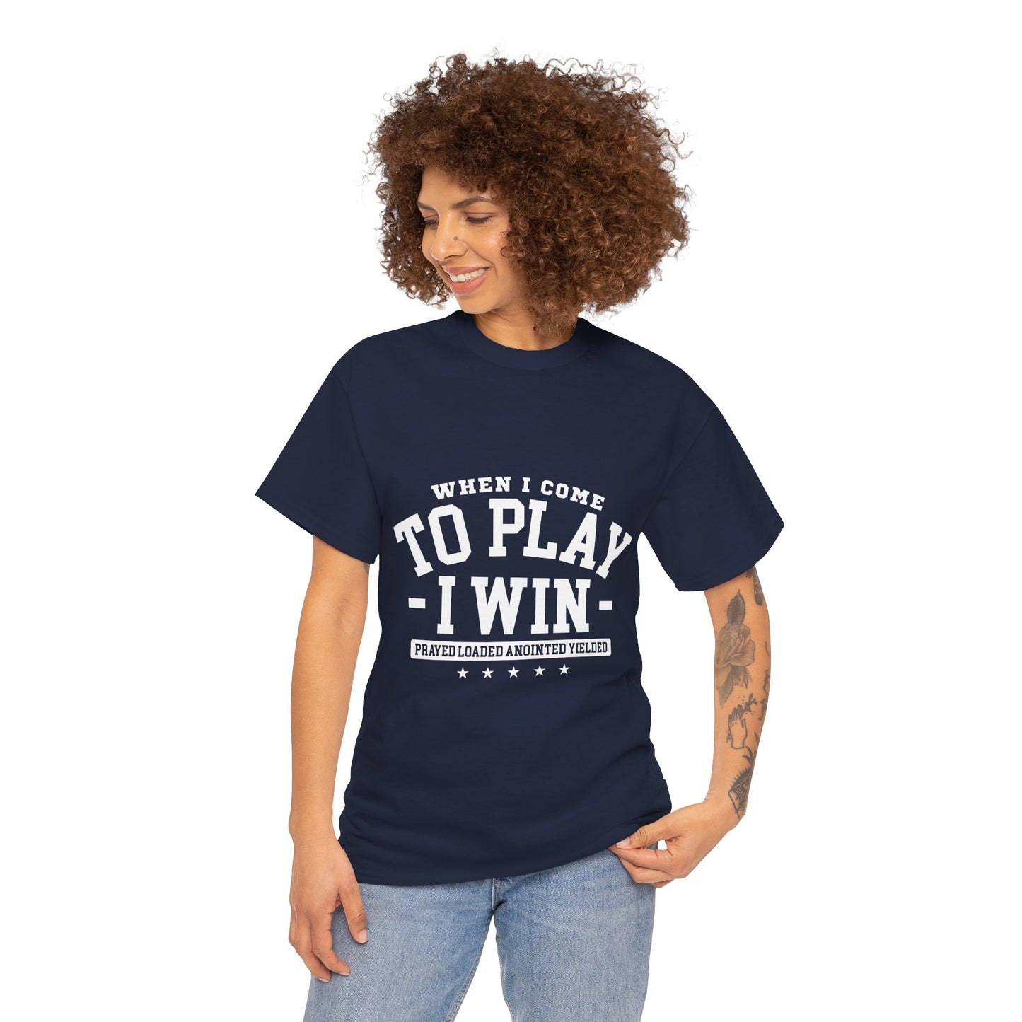 Fun and Inspiring  Unisex Heavy Cotton Tee